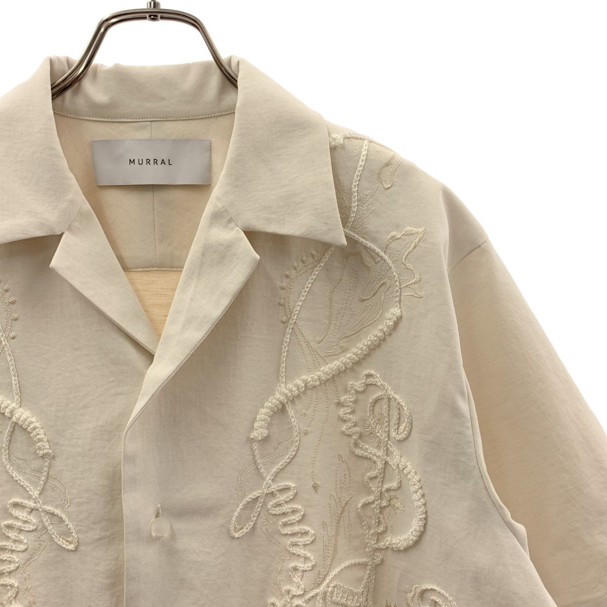 MURRAL / ミューラル | 2025SS | Cucurbita embroidered shirt エン