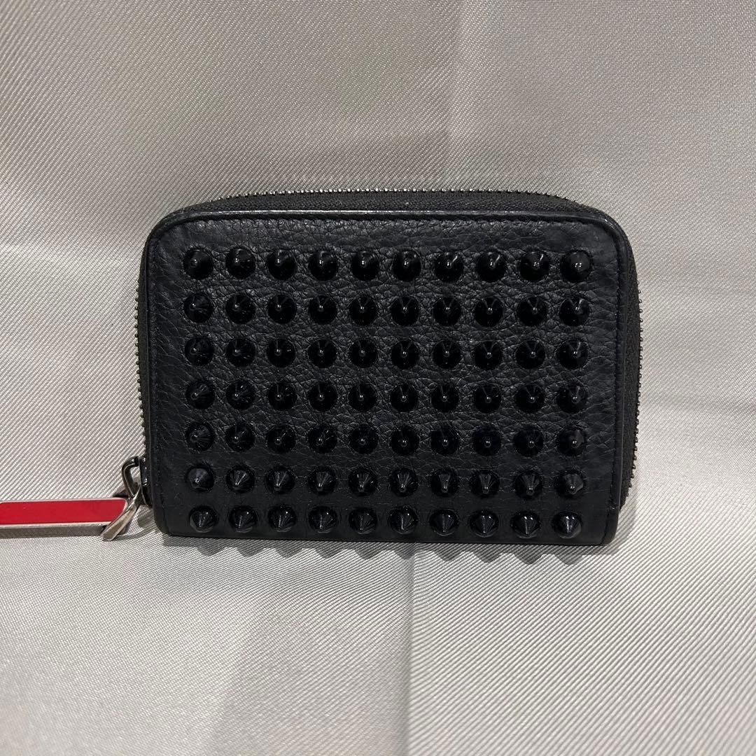 極美品 ChristianLouboutin ルブタン コインケース 小銭入れ ブラック スタッズ