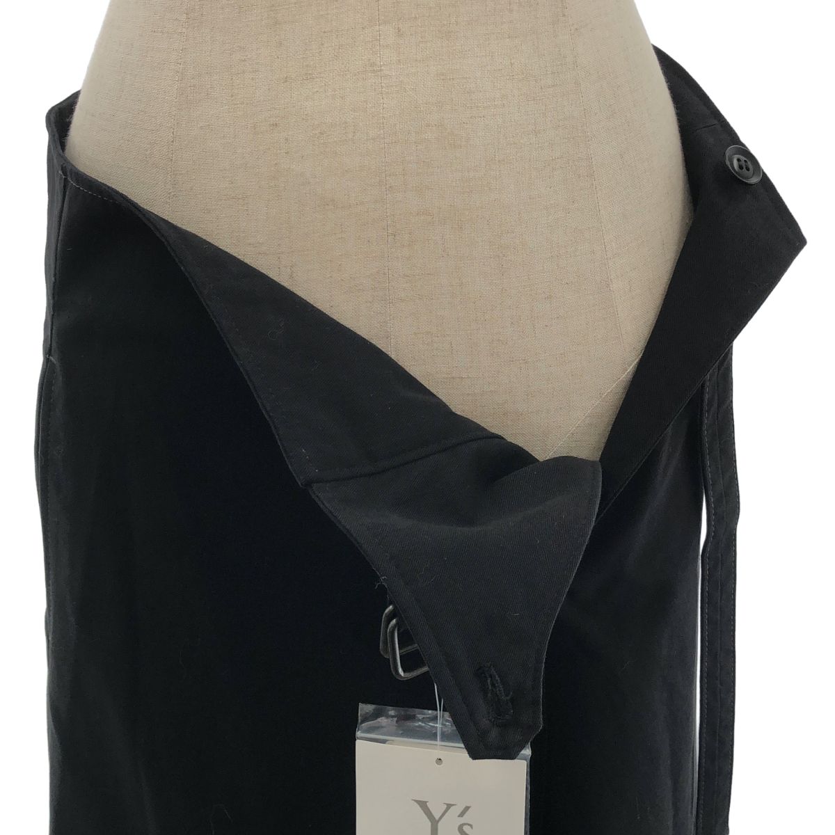 Y's ワイズ ヨウジヤマモト 変形フリル アシンメトリー スカート 黒2 美品】 Y's / ワイズヨウジヤマモト | 変形 アシンメトリー スカート