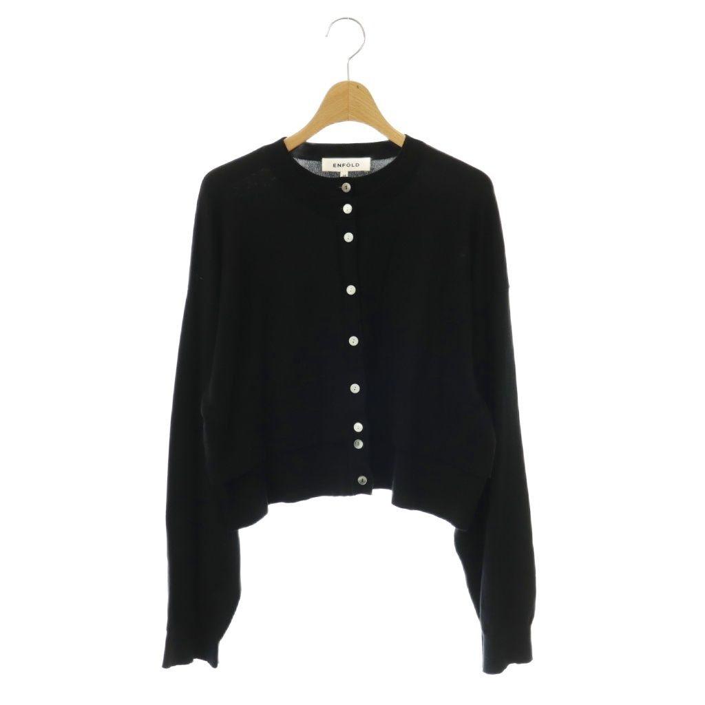 【新品未使用】ENFOLD LAYERED-LIKE-HEM カーディガンニット エンフォルド ENFOLD 26SS LAYERED-LIKE-HEM CARDIGAN カーディガン