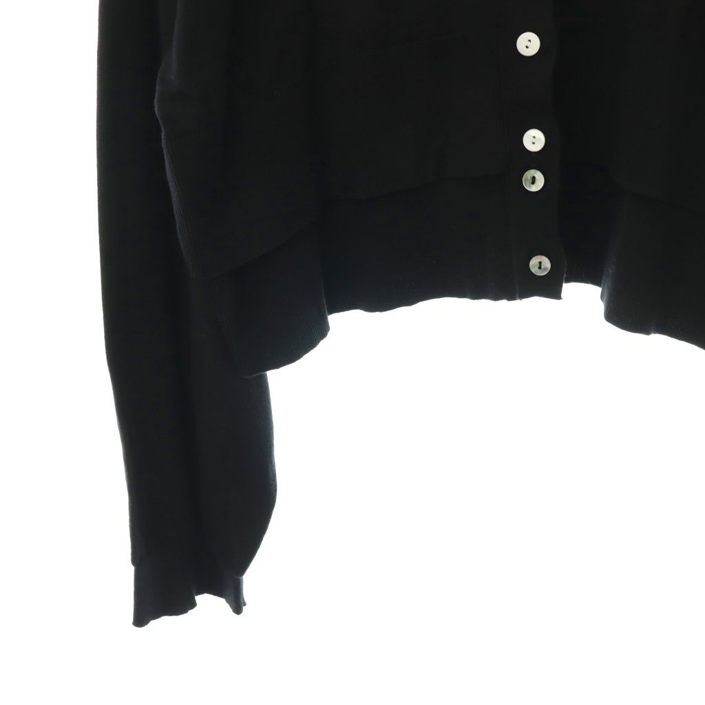 エンフォルド ENFOLD 26SS LAYERED-LIKE-HEM CARDIGAN カーディガン