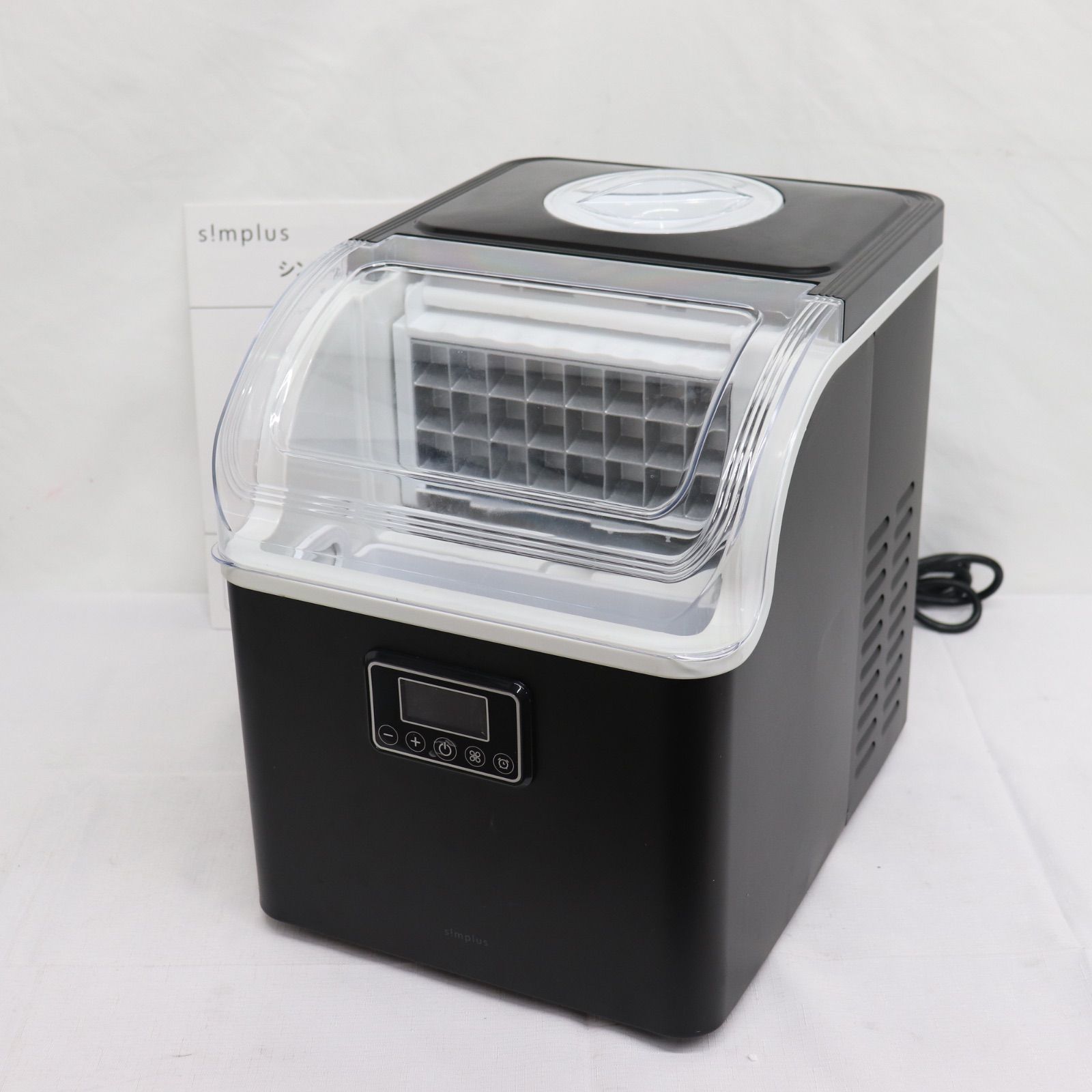美品】s!mplus シンプラス 家庭用 製氷機 SP-CED02 Aランク 100V 