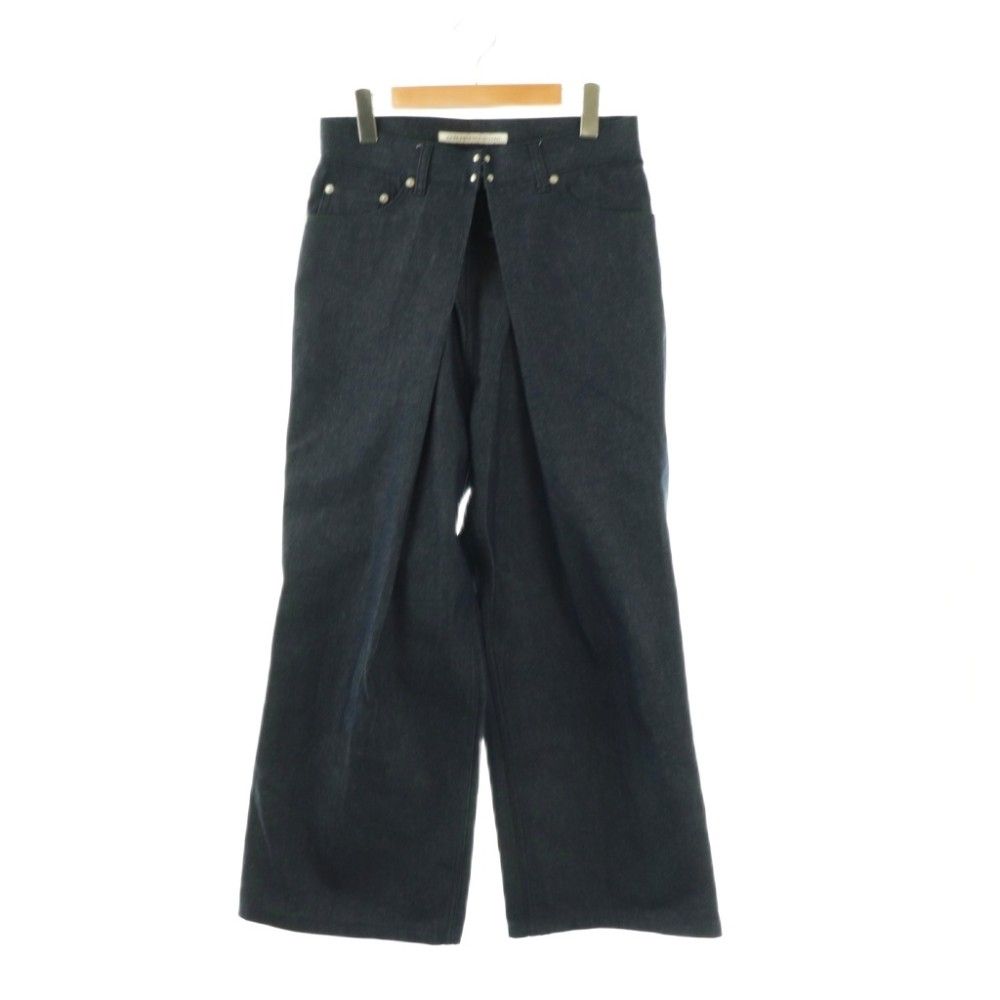 ジョンローレンスサリバン JOHN LAWRENCE SULLIVAN N Rigid denim wide pants indigo デニムパンツ ジーンズ コットン 44 インディゴ /NR ■OS
