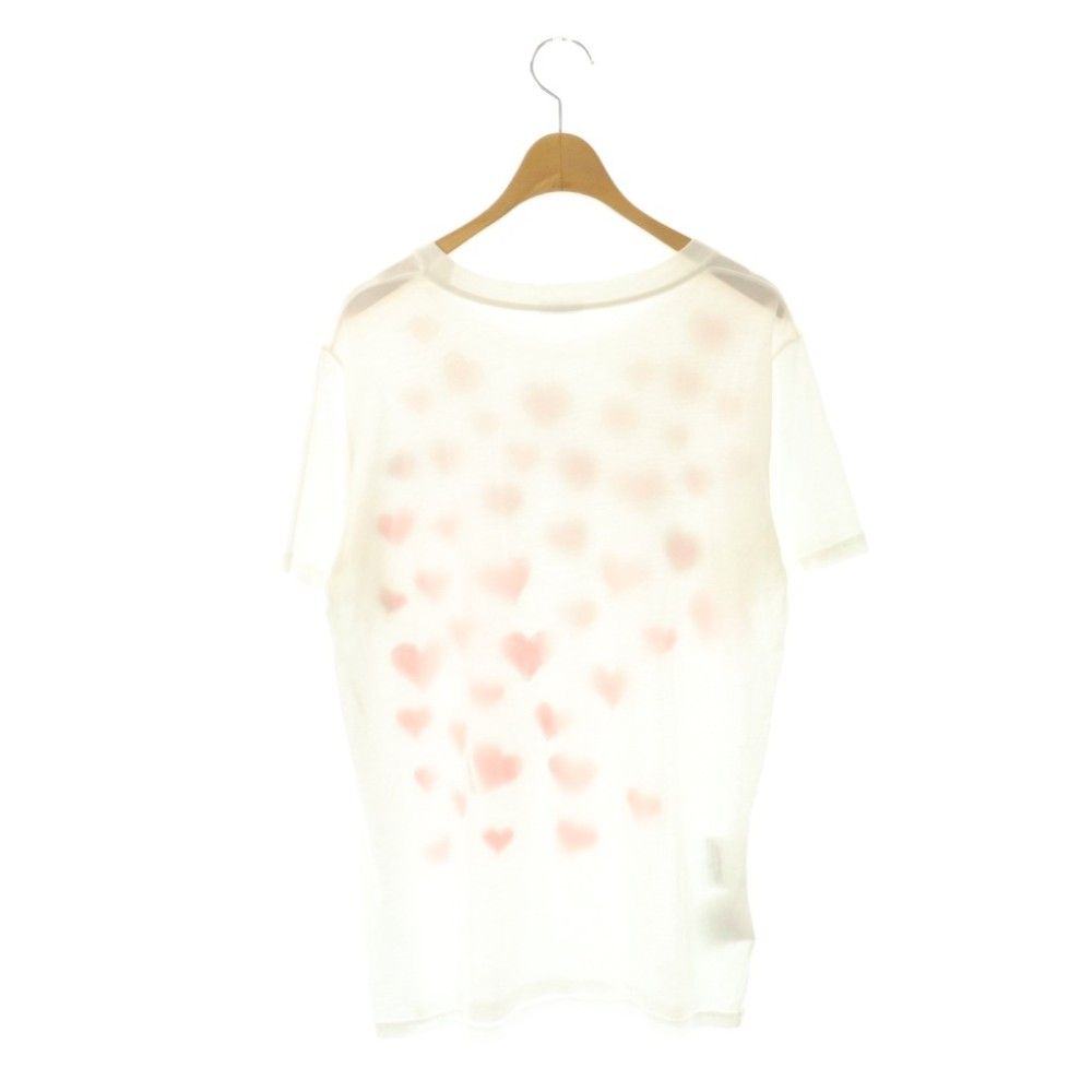 ミュウミュウ miumiu ハートTシャツ カットソー 半袖 L ホワイト