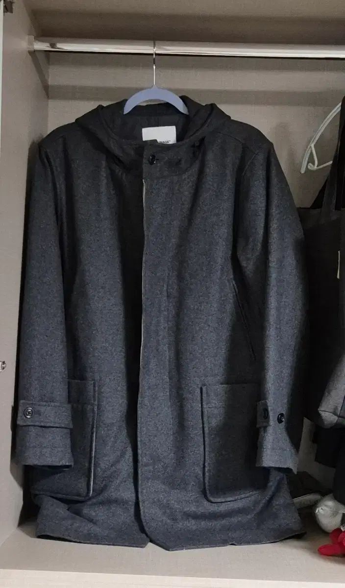 エスピオナージ Fisherman コート チャコール L