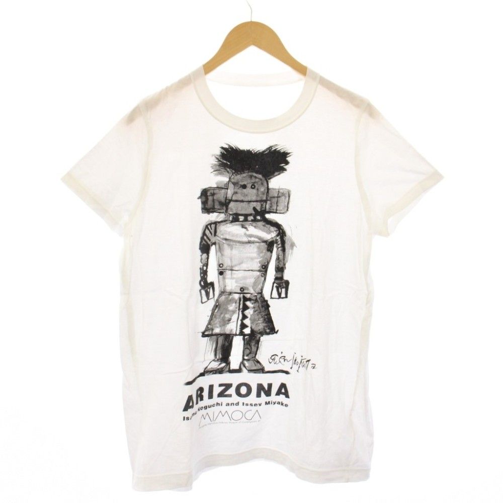 イッセイミヤケ ISSEY MIYAKE Tシャツ 半袖 クルーネック イラスト