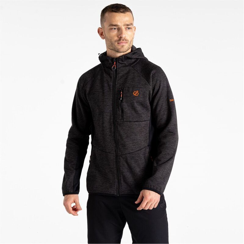 デアツービー メンズ アウター パーカー・スウェット Dare 2b Torrek Pro Midlayer Black ブラック