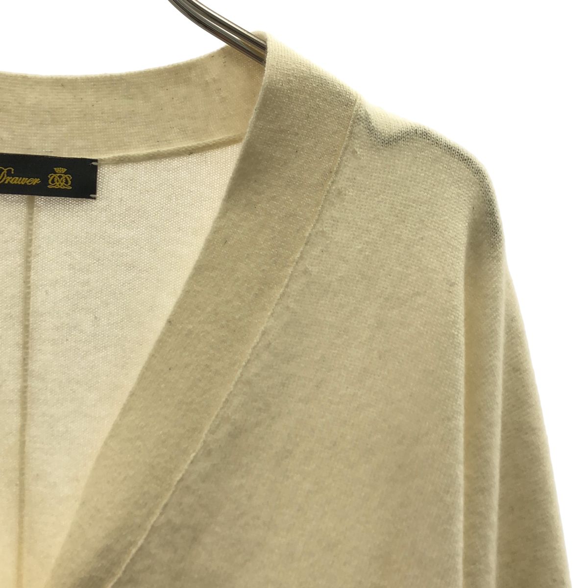 Drawer / ドゥロワー | cashmere 100％ / カシミヤ ロゴボタン ニット