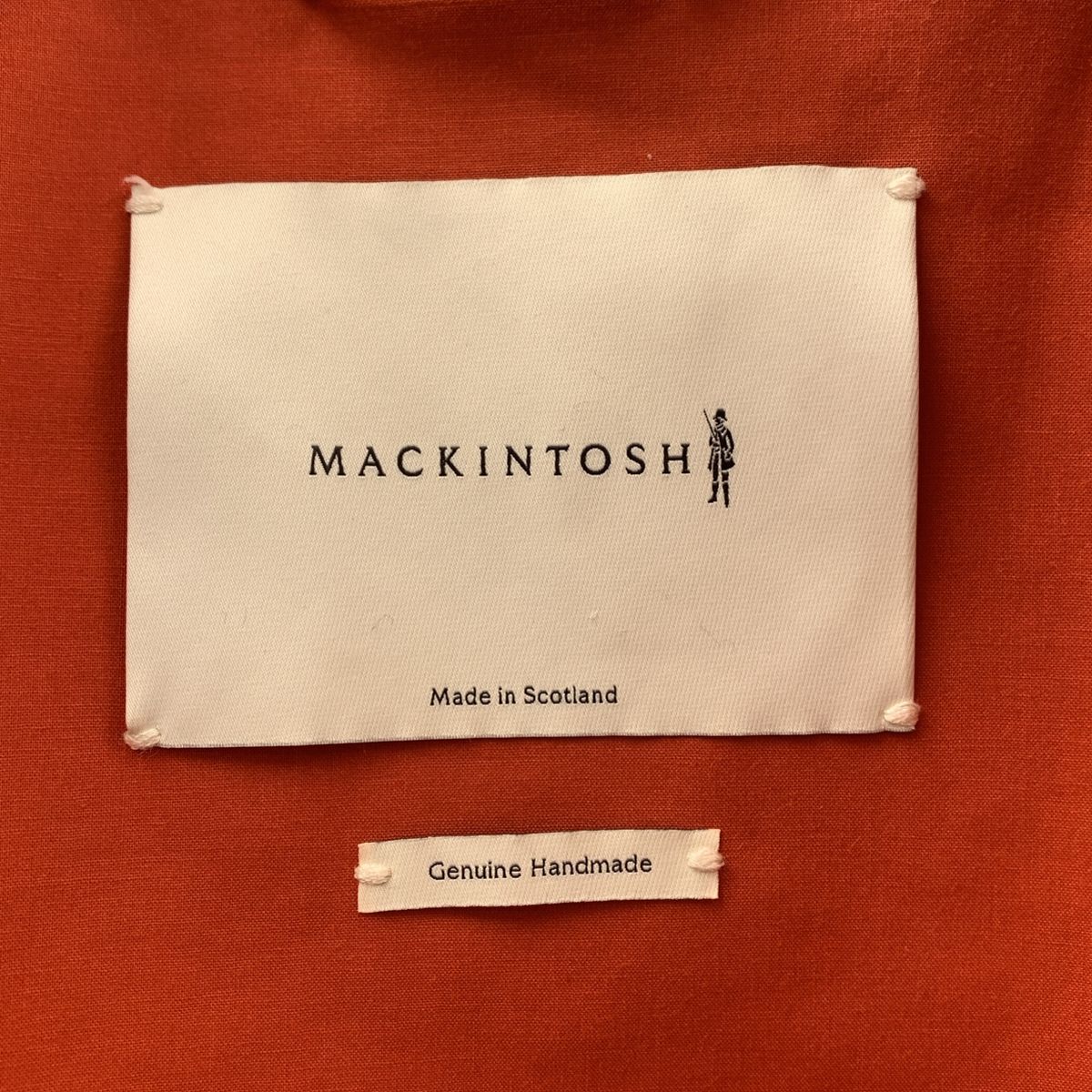 最終価格 超美品 MACKINTOSH オレンジゴム引きコート ベルト付き レディース 最終価格 超美品 MACKINTOSH オレンジゴム引きコート