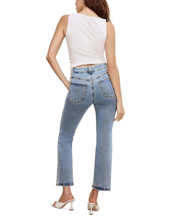 グッドアメリカン レディース ボトムス デニムパンツ ミニ クロップド ブーツ ジーンズ Good American Womens Good Legs Cropped Mini Boot Jeans