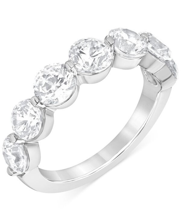 バッジェリーミシュカ レディース アクセサリー リング Badgley Mischka Certified Lab Grown Diamond Band 3 ctw in 14k White Gold