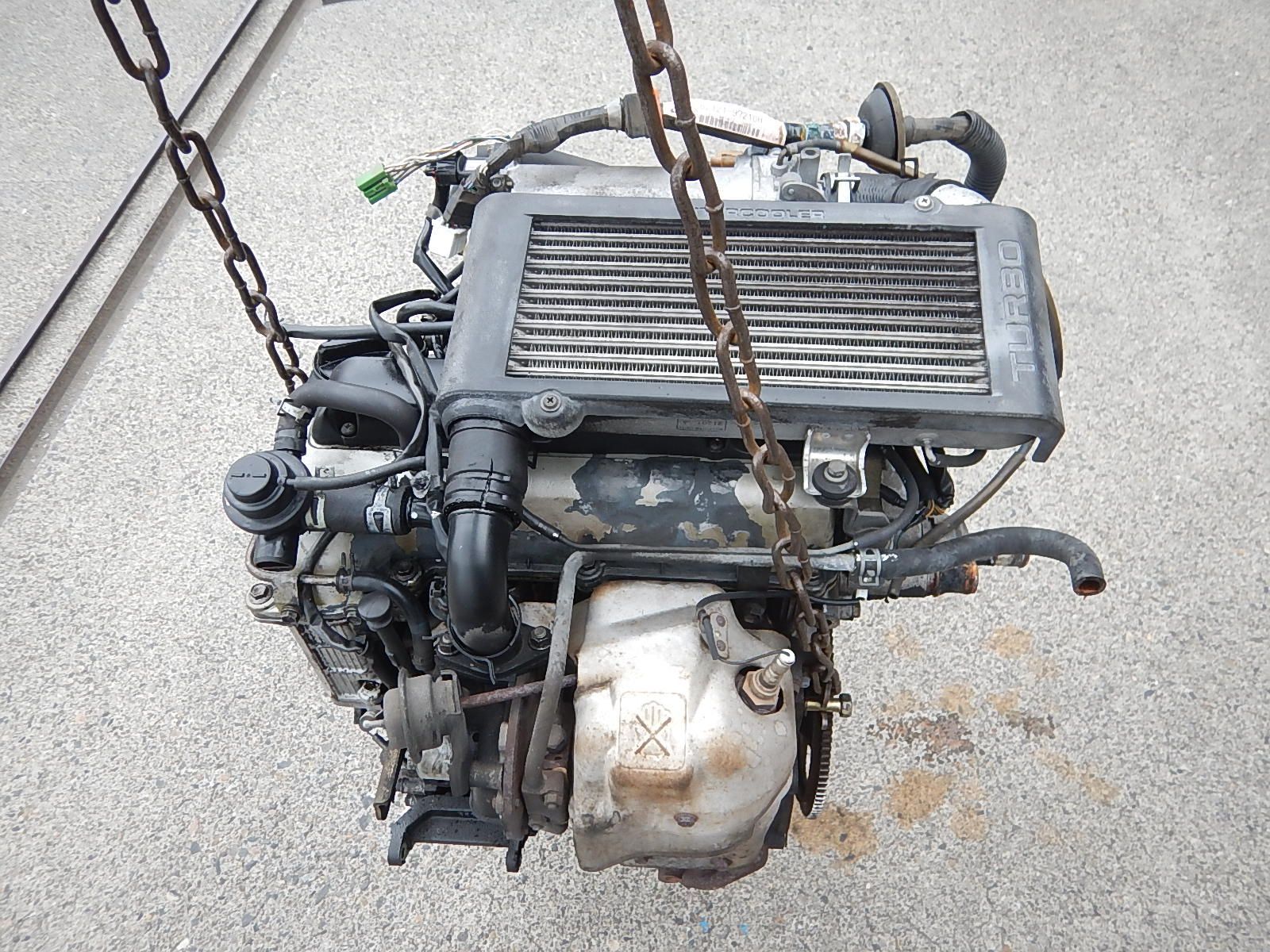 ダイハツ JB-DET JBターボ エンジン タービン付 AT車 GF-L802S オプティビークス 始動動画あり ジャンク品扱い [101990]