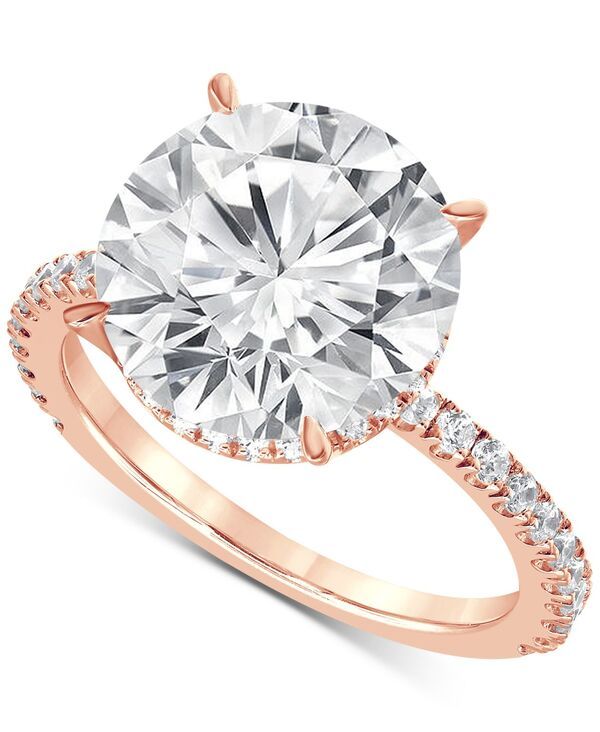 バッジェリーミシュカ レディース アクセサリー リング Badgley Mischka Certified Lab Grown Diamond Hidden Halo Engagement Ring
