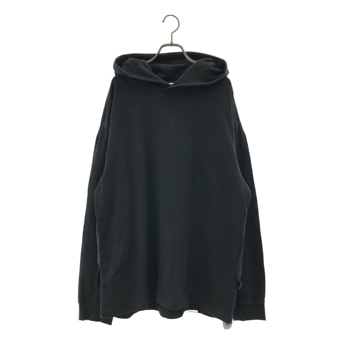 Y-3 / ワイスリー | 2021SS | M SD RWTRY GFXHOOD_LG / 異素材切り替え バックロゴ フーディー | M | ブラック | メンズ