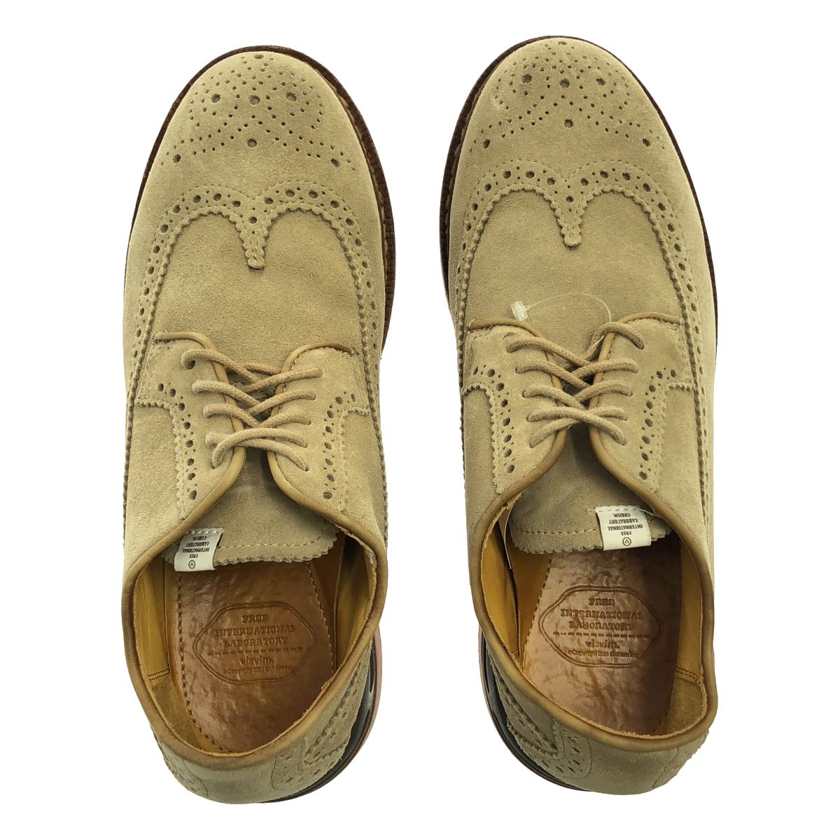visvim / ビズビム | PATRICIAN WT-FOLK スエード ウイングチップ 