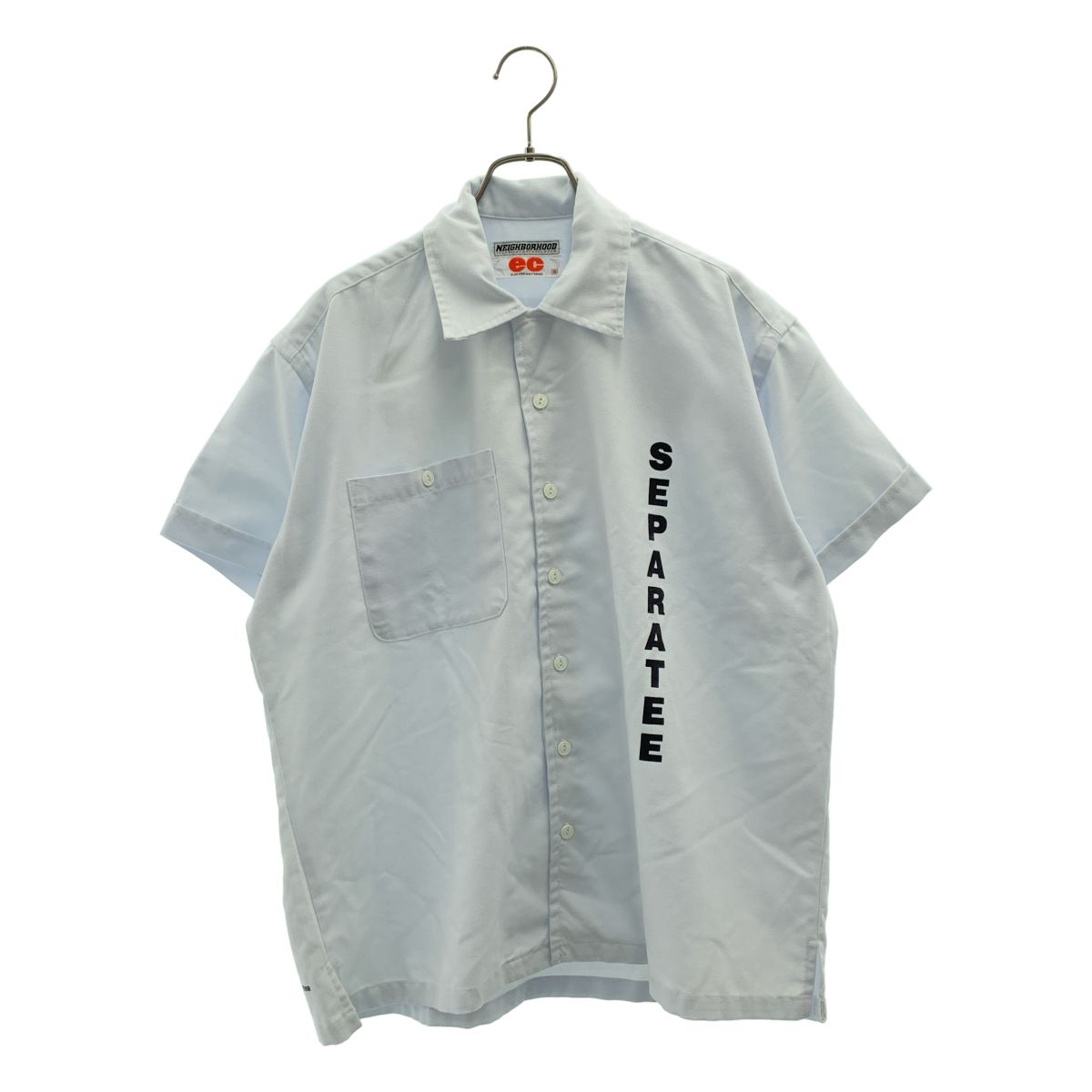 NEIGHBORHOOD / ネイバーフッド | × ELECTRIC COTTAGE / エレクトリックコテージ / SEPARATEE オープンカラー 半袖シャツ | S | ライトブルー | メンズ 12,428円