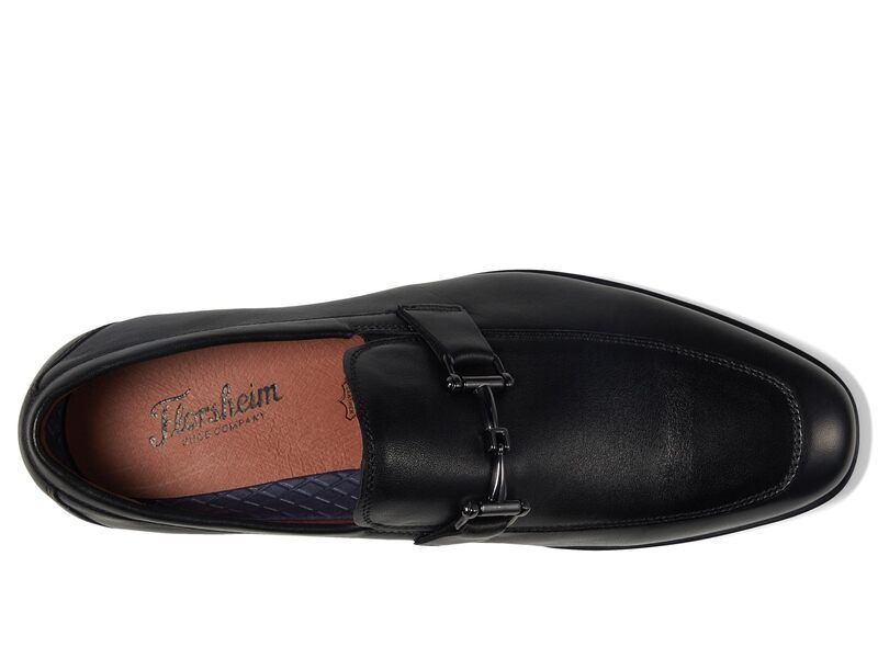 フローシャイム メンズ シューズ オックスフォード ローファー Florsheim Zaffiro Moc Toe Bit Loafer Black ブラック