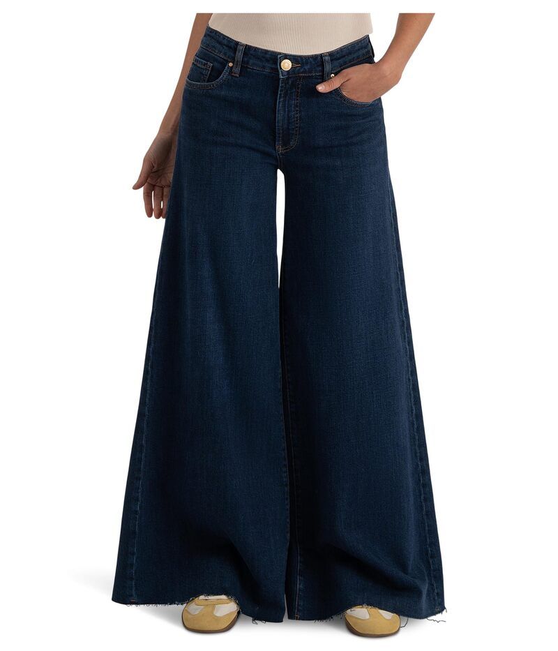 カットフロムザクロス レディース ボトムス デニムパンツ ワイドレッグ KUT from the Kloth Blake Highrise Fab Ab Super Wide Legraw Hem I