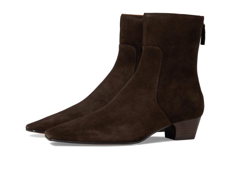 メイドウェル レディース シューズ ブーツ・レインブーツ スエード Madewell Laurel Bootie Suede Dark Carob