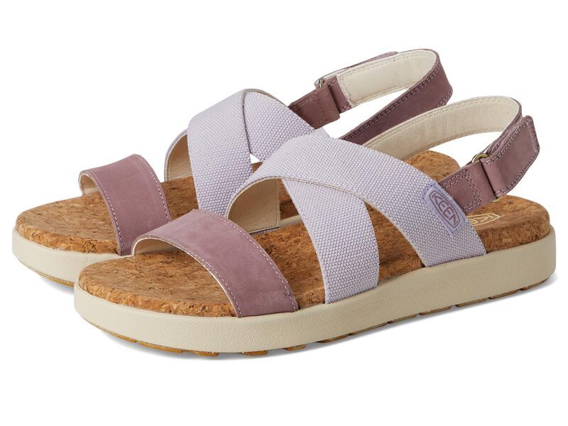 キーン レディース シューズ サンダル KEEN Elle Crisscross ThistleToadsto