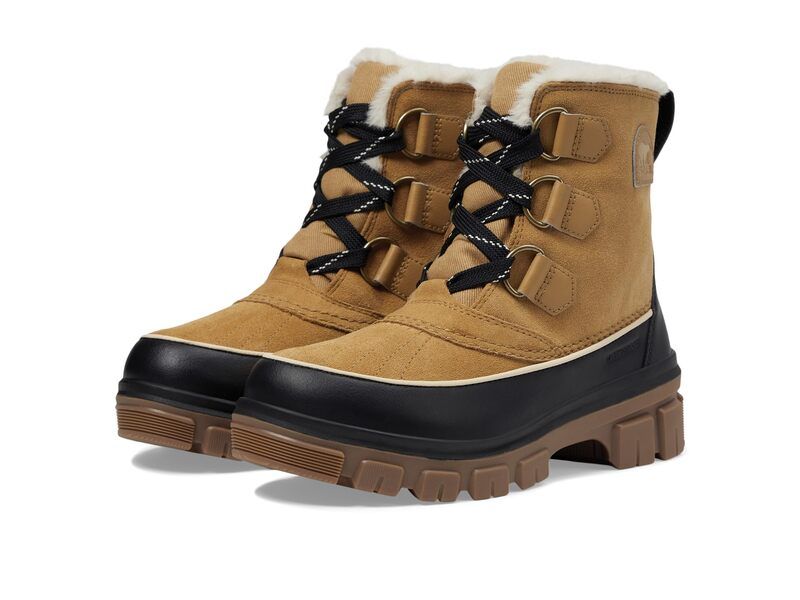 ソレル レディース シューズ ブーツ・レインブーツ SOREL Tivoli V Waterproof CurryBlack ブラック