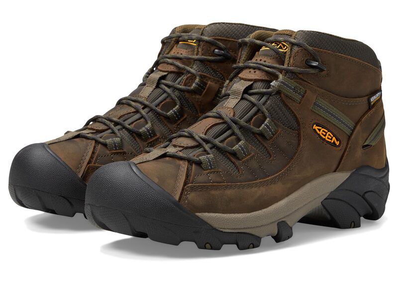 キーン メンズ シューズ ブーツ・レインブーツ KEEN Targhee II Mid Waterproof CanteenDark Ol