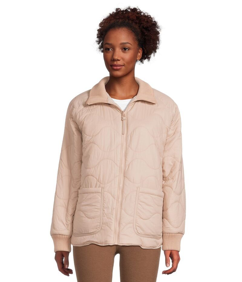 ビヨンドヨガ レディース アウター コート キルティング ジャケット Beyond Yoga Reversible Quilted Jacket Nude Tint
