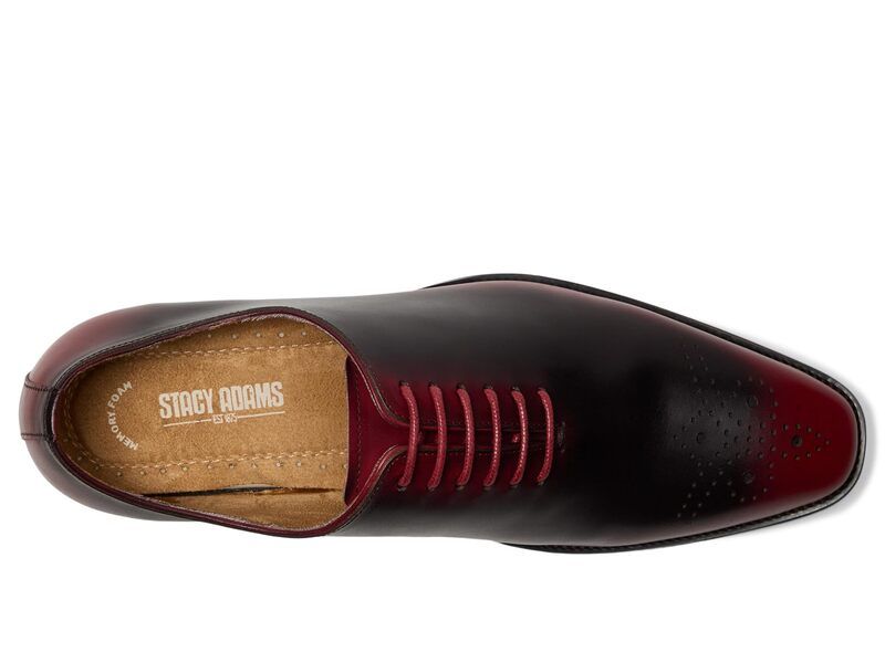 ステイシーアダムス メンズ シューズ オックスフォード レース Stacy Adams Hallquist Plain Toe LaceUp Red レッド