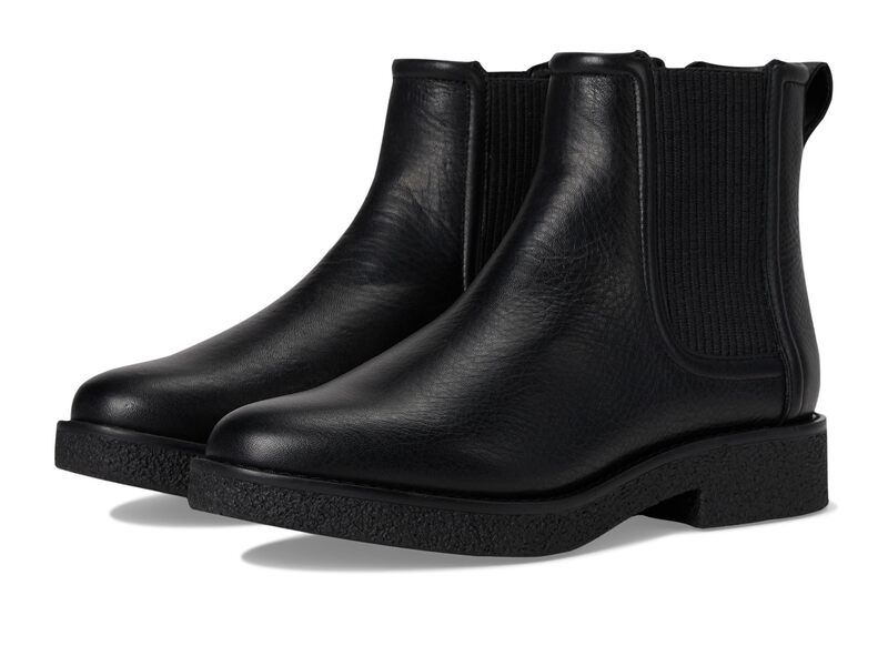 クラークス レディース シューズ ブーツ・レインブーツ Clarks Nella Top Black Leather ブラック