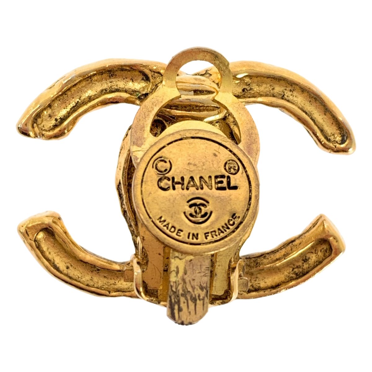 CHANEL / シャネル | ヴィンテージ ココマーク イヤリング | ゴールド | レディース