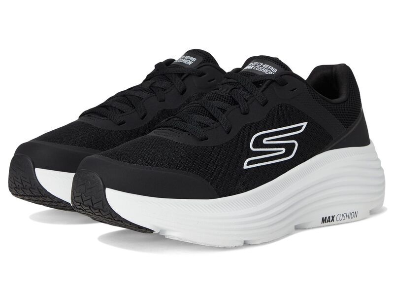 スケッチャーズ メンズ シューズ スニーカー SKECHERS Max Cushioning Endeavour BlackWhite ホワイト