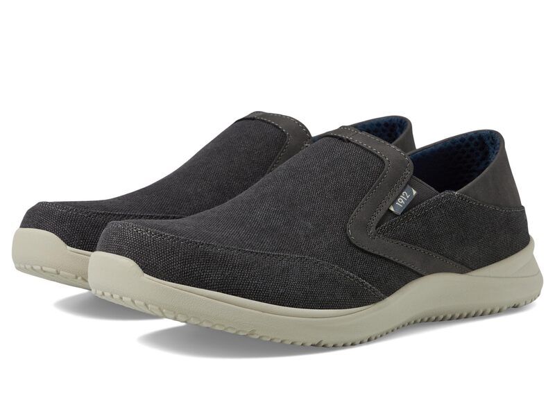ノンブッシュ メンズ シューズ スニーカー ローファー Nunn Bush Conway EZ Canvas Moccasin Toe SlipOn Easy SlipIn Loafer Grey グ