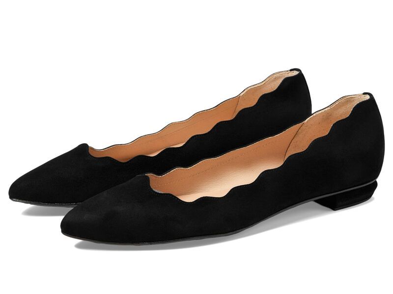 フレンチソール レディース シューズ サンダル French Sole Tequila Black Suede ブラック