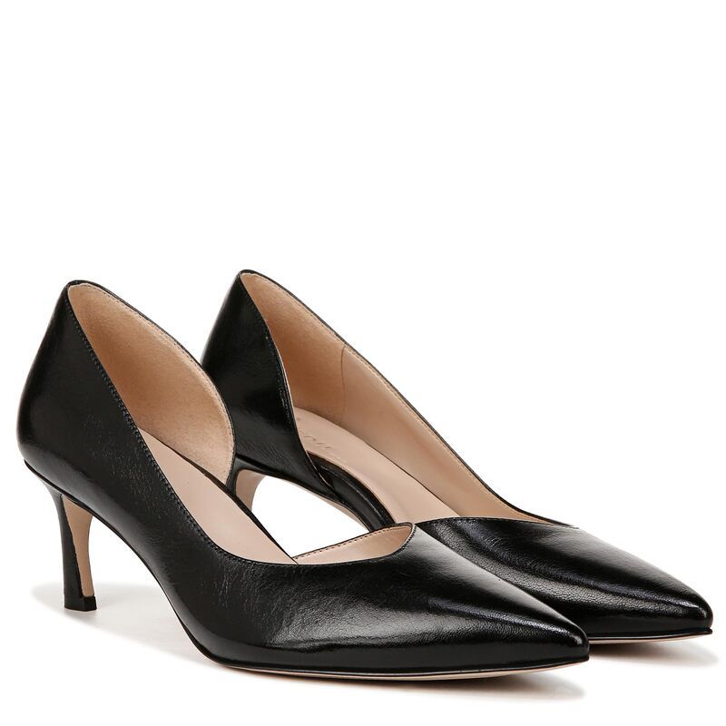 ナチュライザー レディース シューズ ヒール Naturalizer Faith Pumps Black Leather ブラック