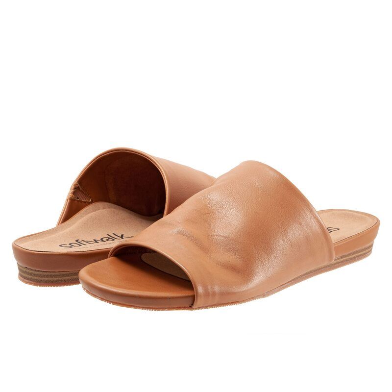 ソフトウォーク レディース シューズ サンダル SoftWalk Camano Tan タン