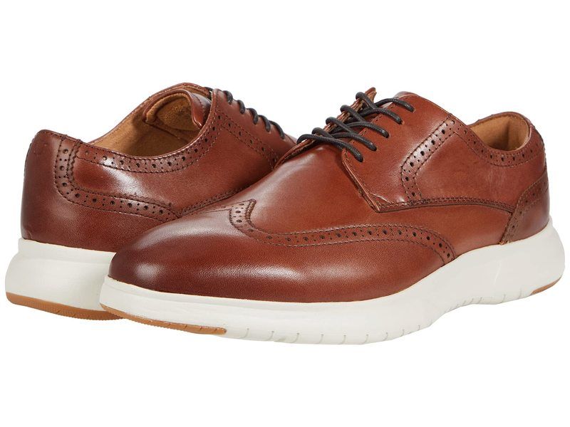 フローシャイム メンズ シューズ スニーカー オックスフォード Florsheim Dash Wing Tip Sneaker Sole Oxford Cognac Smooth L