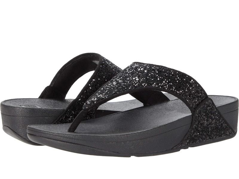 フィットフロップ レディース シューズ サンダル FitFlop Lulu Glitter Black Glitter ブラック