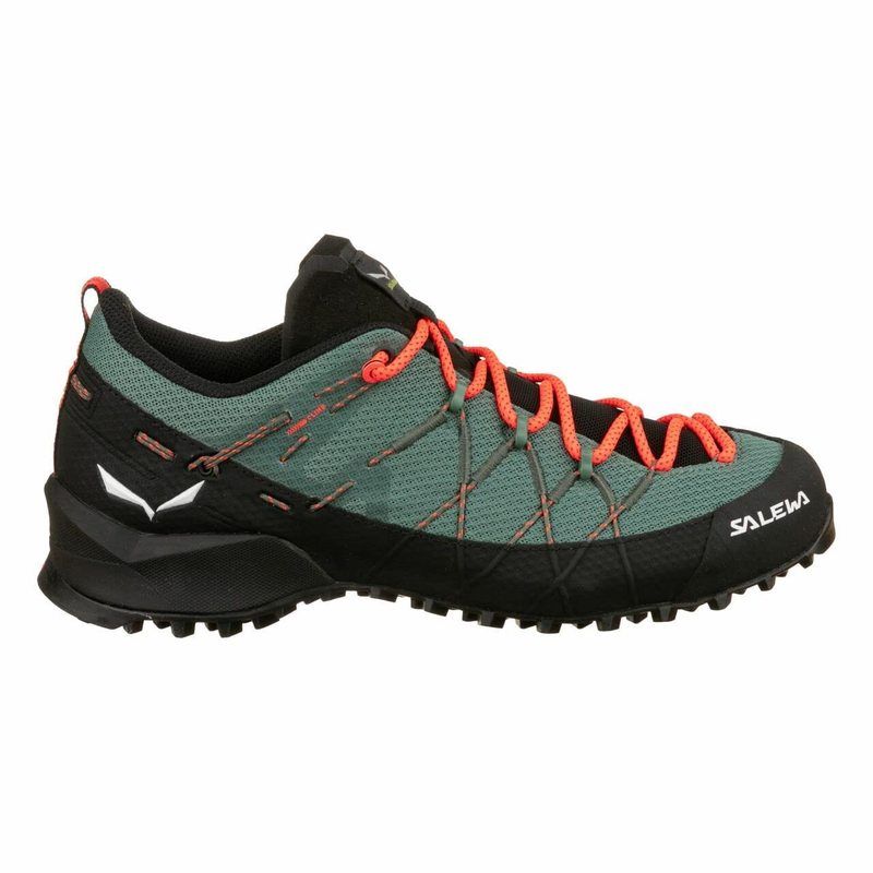 サレワ レディース シューズ スニーカー SALEWA Wildfire 2 Duck GreenBlac グリーン