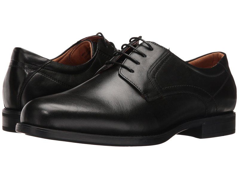 フローシャイム メンズ シューズ オックスフォード Florsheim Midtown Plain Toe Oxford Black Smooth ブラック