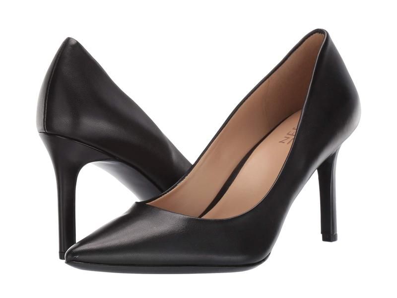 ナチュライザー レディース シューズ ヒール Naturalizer Anna Black Leather ブラック