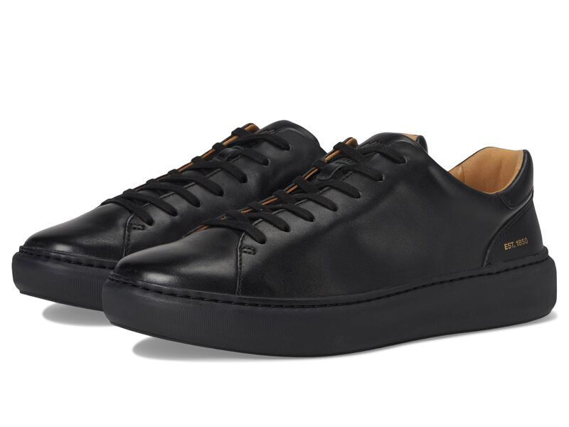ジョンストンアンドマーフィー メンズ シューズ スニーカー レース Johnston Murphy Anders LaceToToe Black Full Grain 1 ブラック
