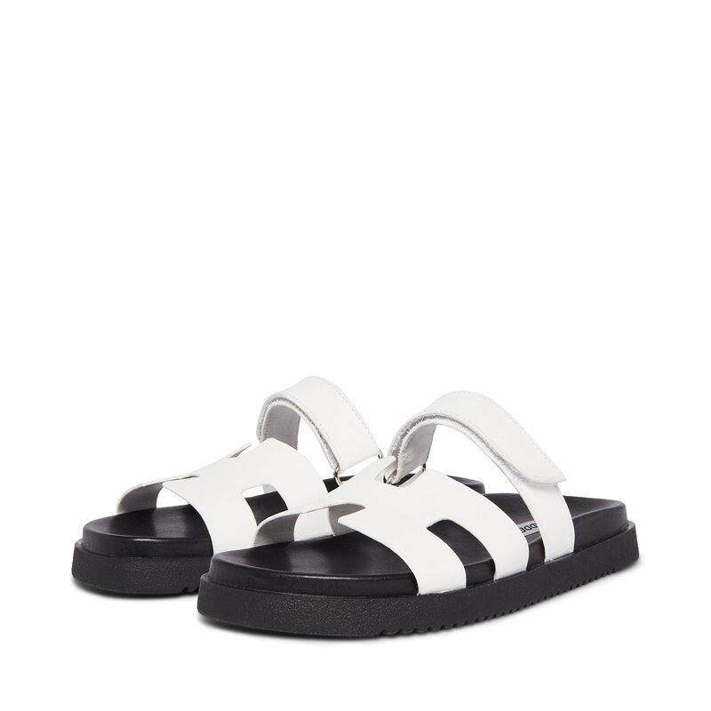 スティーブ マデン レディース シューズ サンダル Steve Madden Mayven WhiteBlack ホワイト