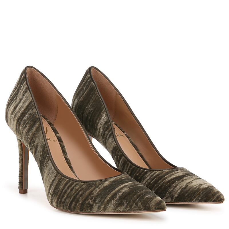 サムエデルマン レディース シューズ ヒール Sam Edelman Hazel Winter Moss Velvet