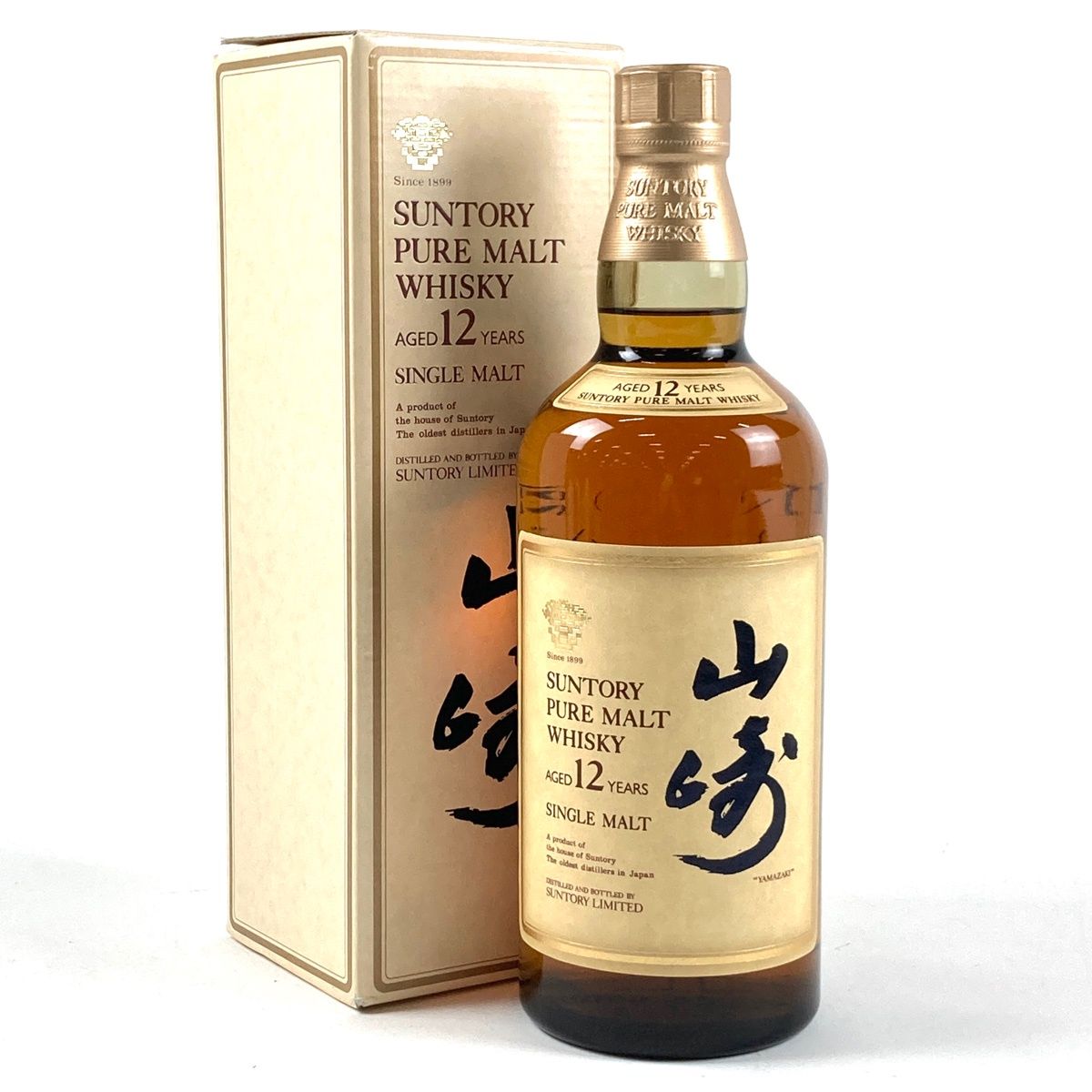 【東京都内限定お届け】 サントリー SUNTORY 山崎 12年 ピュアモルト シングルモルト 金花 750ml 国産ウイスキー 【古酒】 17,430円