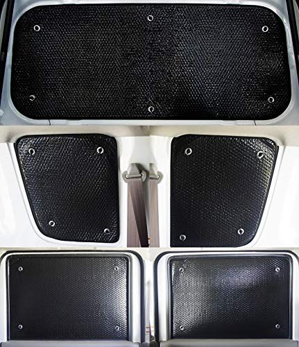 車種別サンシェード スズキ用 エブリー/エブリィ/エブリイ DA64V ハイルーフタイプ専用 リアとリアサイド計5面1セット 日よけ 車中泊 車内泊 キャンプ カーシェードas 77a23148