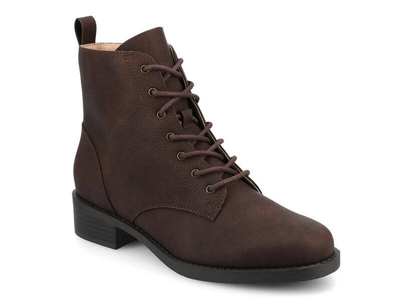 ジャーニー レディース シューズ ブーツ・レインブーツ Journee Kodah Bootie Dark Brown ブラウン
