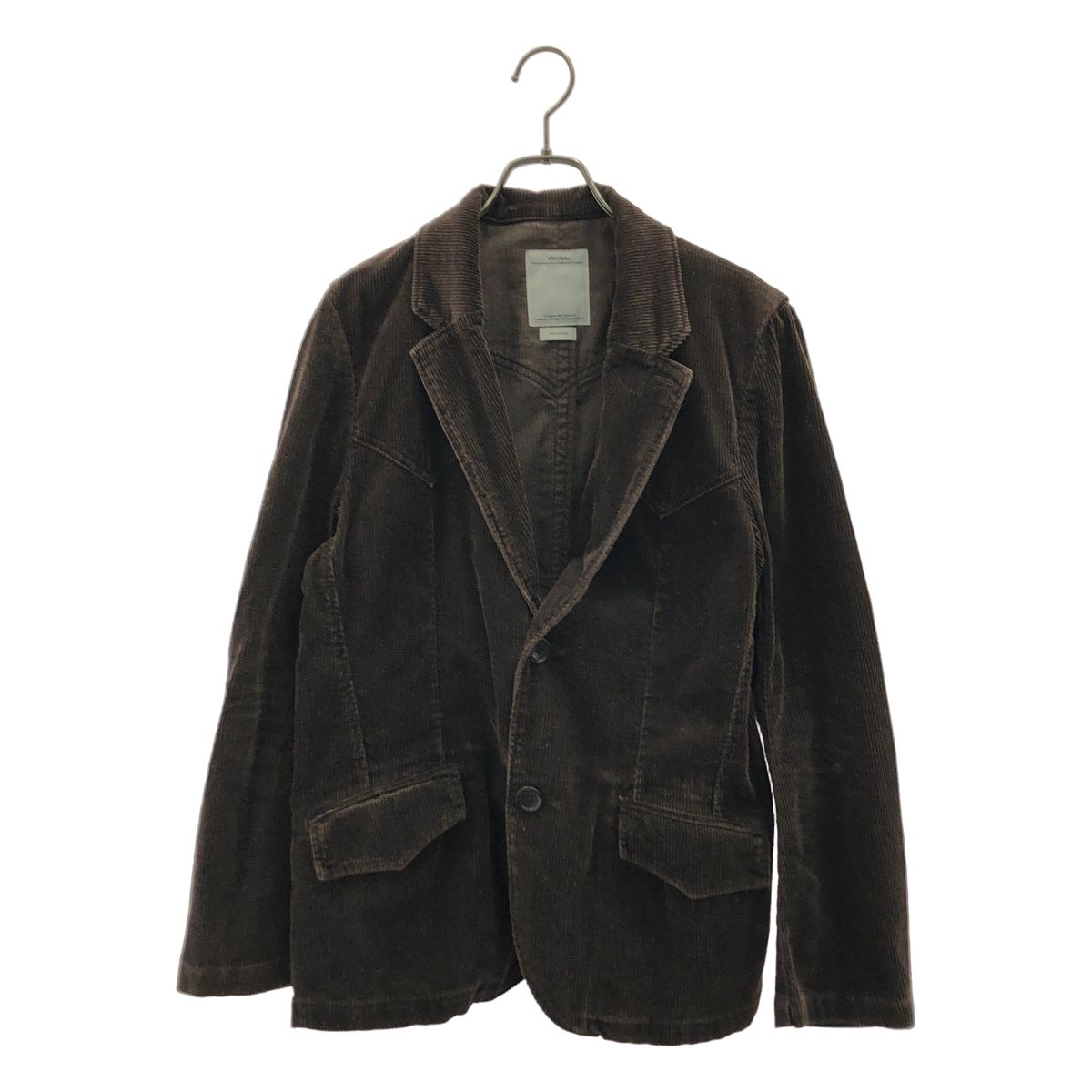 【美品】  visvim / ビズビム | VISVIM WILD BUNCH BLAZER / コーデュロイ シングル ジャケット | 2 | ダークブラウン | メンズ 美品】 visvim / ビズビム | VISVIM WILD BUNCH BLAZER / コーデュロイ