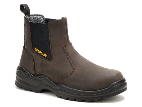 キャタピラー メンズ シューズ ブーツ・レインブーツ Tシャツ チェルシー ブーツ Caterpillar Striver Steel Toe Chelsea Work Boot Mens Dark