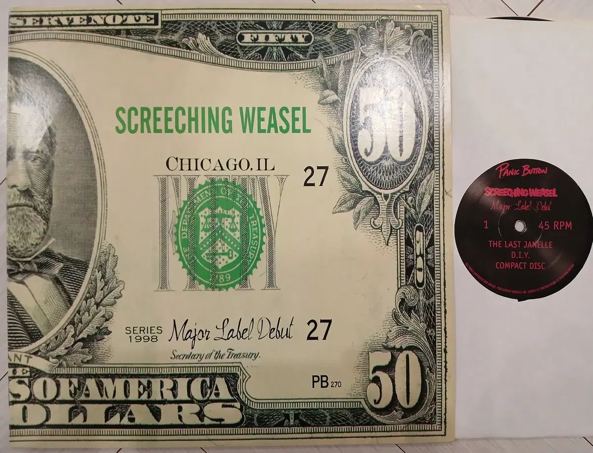 アメリカ LP スクリーニング ウィズル Screeching Weasel 早い