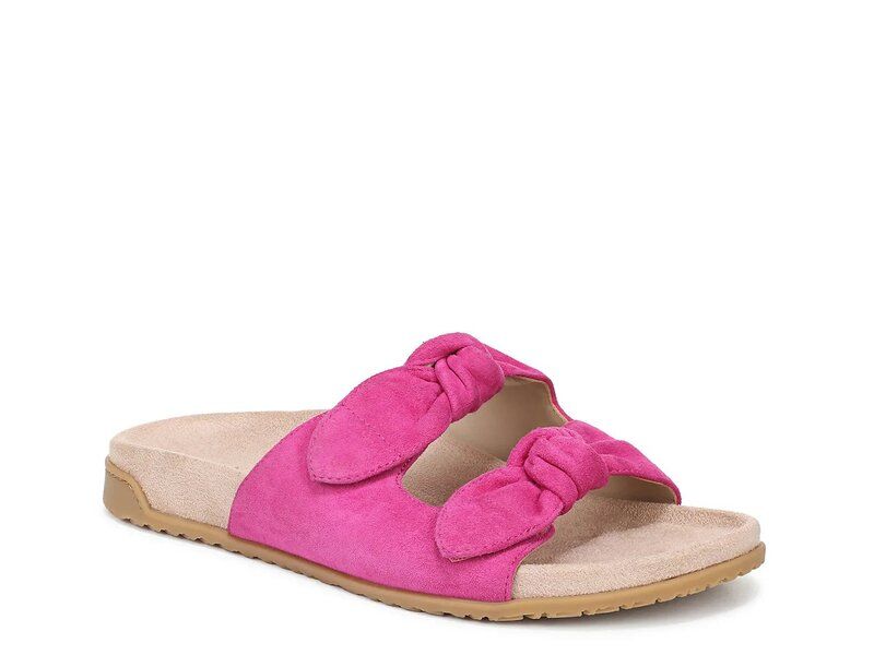 バイオニック レディース シューズ サンダル Vionic Elara Sandal Rose Pink Suede ピンク